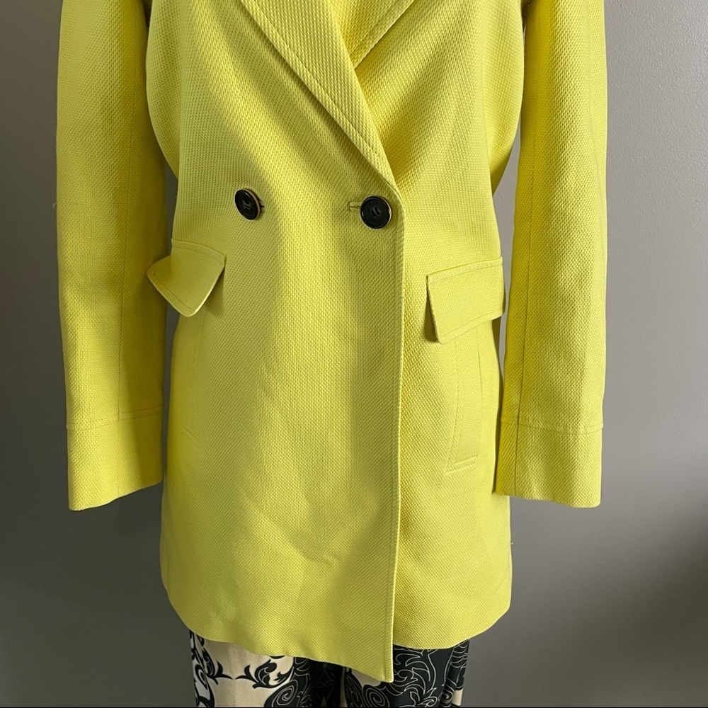 Ted Baker yellow pea coat - Picture 6 of 13